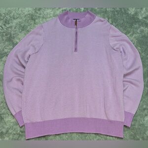 vineyard vines by shwp & ian 1/4 zip pull over sweater men’s medium purple
